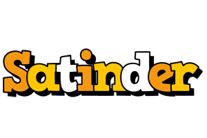 Satinder cartoon logo