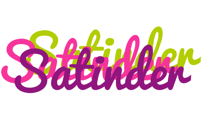 Satinder flowers logo