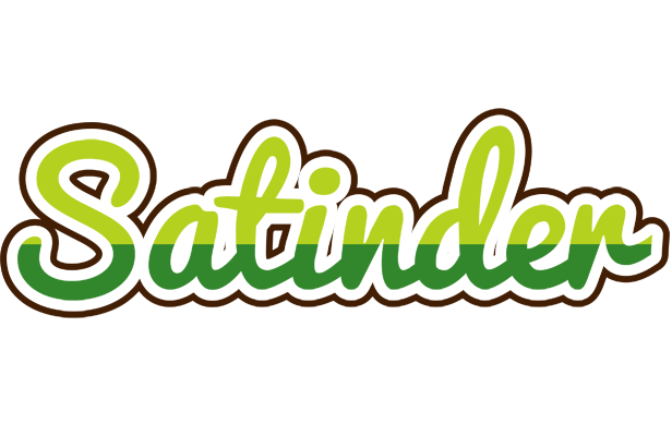 Satinder golfing logo