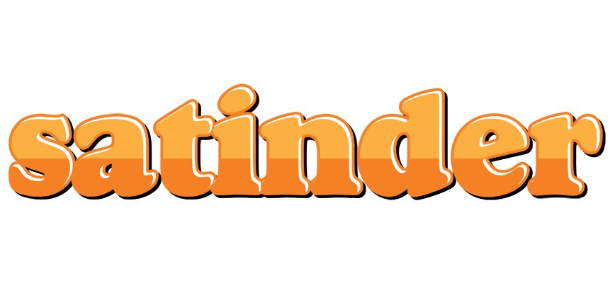 Satinder orange logo