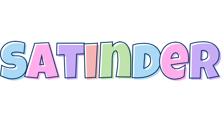 Satinder pastel logo