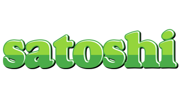 Satoshi apple logo