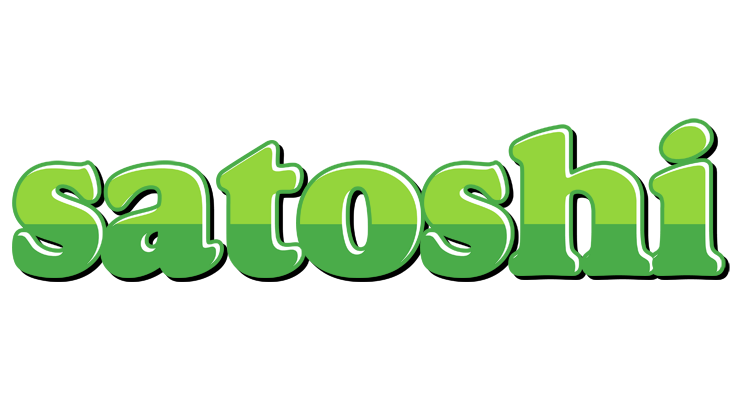 Satoshi apple logo