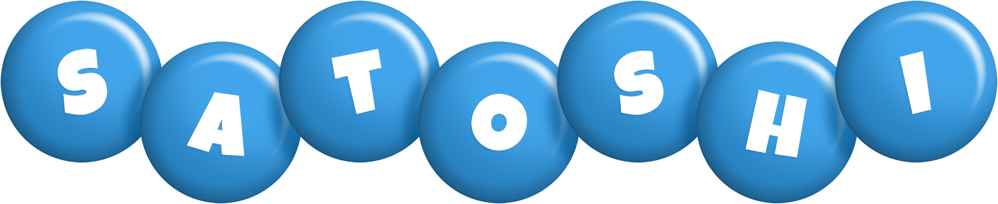Satoshi candy-blue logo