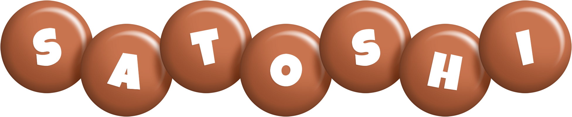 Satoshi candy-brown logo