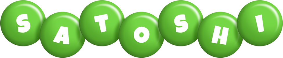 Satoshi candy-green logo