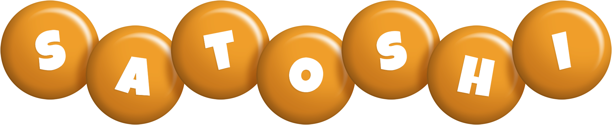 Satoshi candy-orange logo