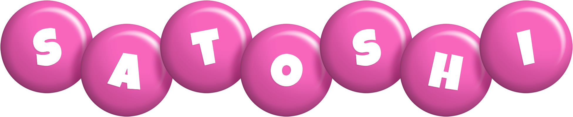 Satoshi candy-pink logo