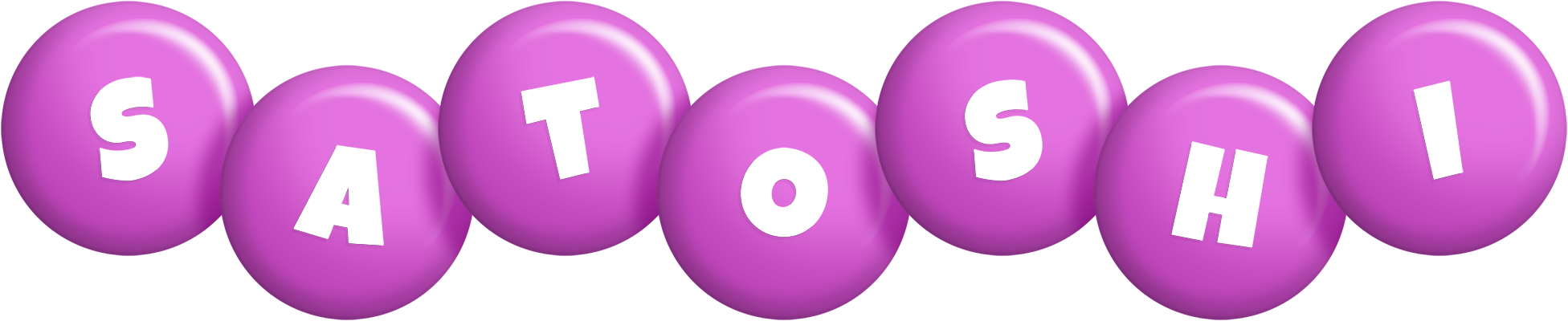 Satoshi candy-purple logo