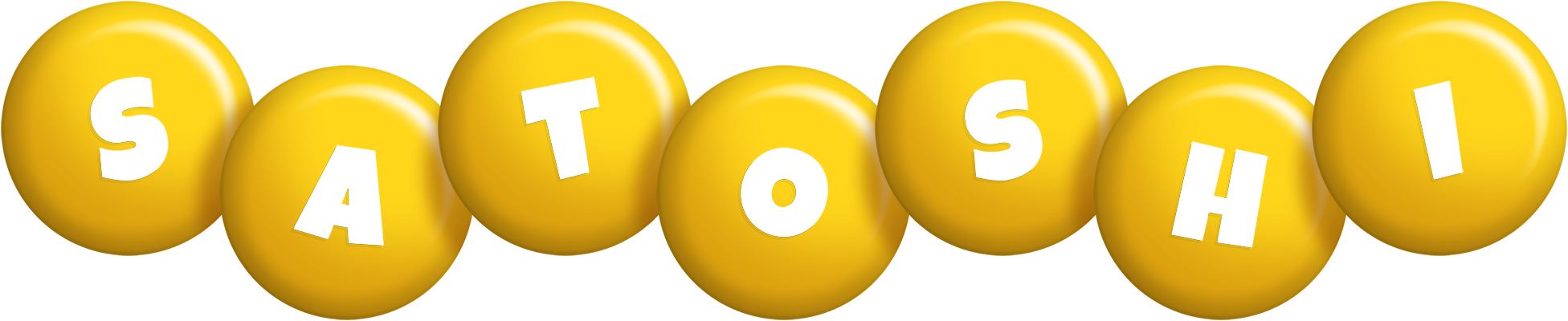 Satoshi candy-yellow logo