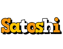 Satoshi cartoon logo