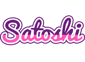 Satoshi cheerful logo