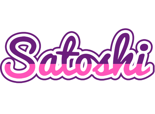 Satoshi cheerful logo