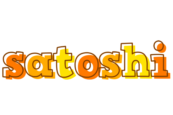 Satoshi desert logo