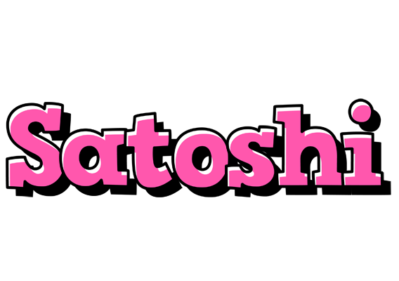 Satoshi girlish logo