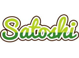 Satoshi golfing logo