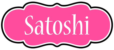 Satoshi invitation logo