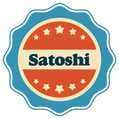 Satoshi labels logo