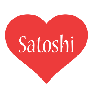 Satoshi love logo