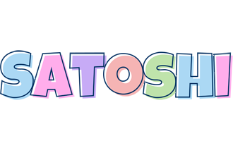 Satoshi pastel logo