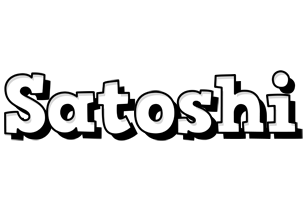 Satoshi snowing logo