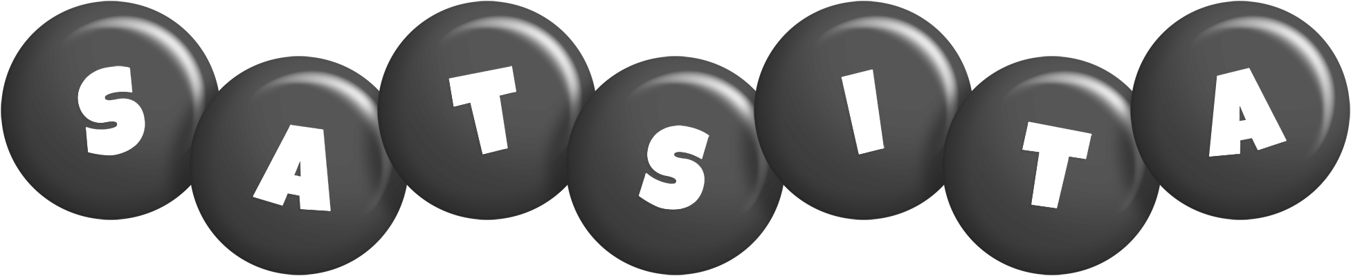 Satsita candy-black logo