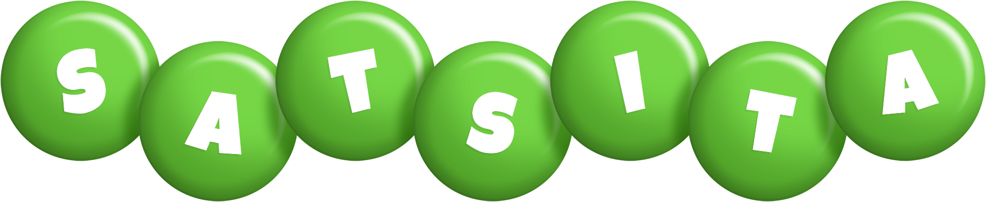 Satsita candy-green logo