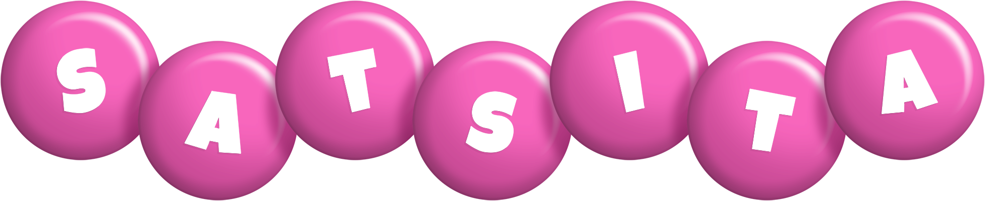 Satsita candy-pink logo