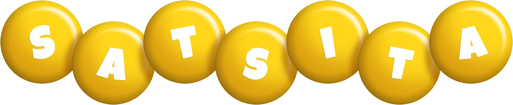 Satsita candy-yellow logo