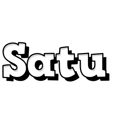 Satu snowing logo