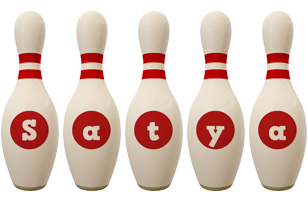 Satya bowling-pin logo