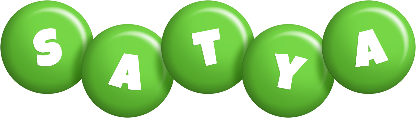 Satya candy-green logo