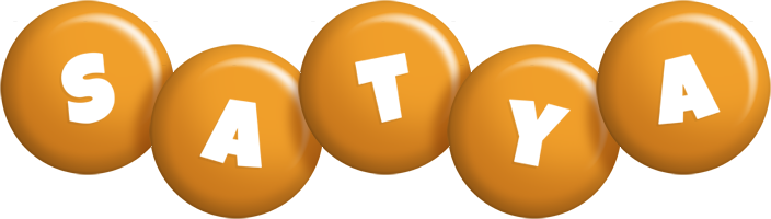 Satya candy-orange logo