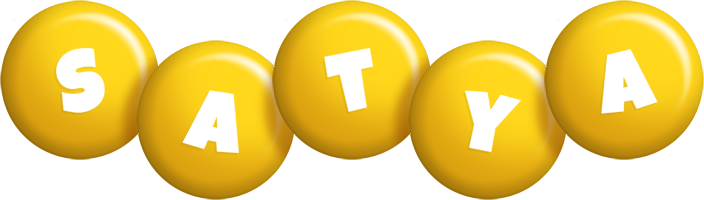 Satya candy-yellow logo