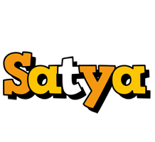 Satya cartoon logo