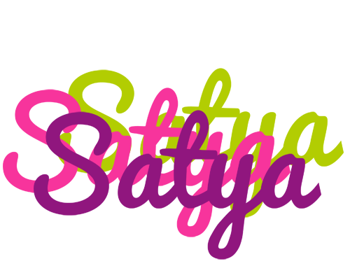Satya flowers logo