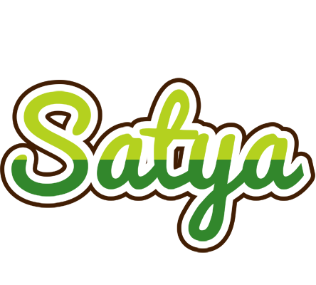 Satya golfing logo