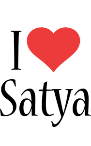 Satya i-love logo