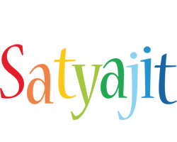 Satyajit birthday logo