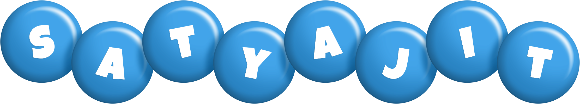 Satyajit candy-blue logo