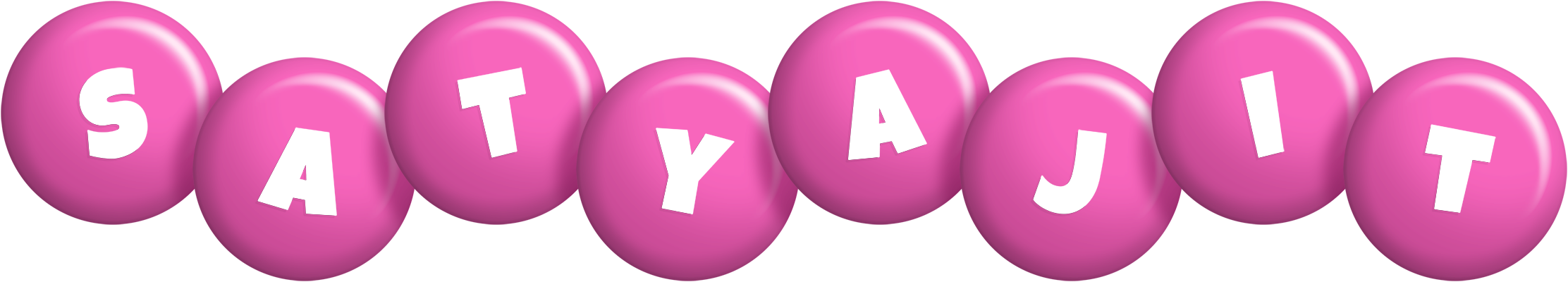 Satyajit candy-pink logo