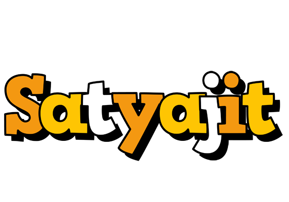 Satyajit cartoon logo