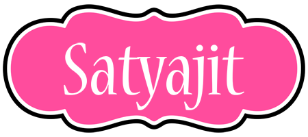 Satyajit invitation logo