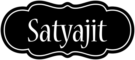 Satyajit welcome logo