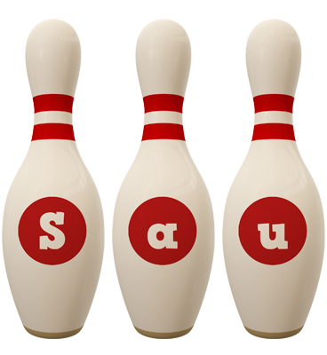 Sau bowling-pin logo
