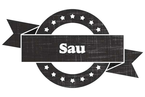 Sau grunge logo