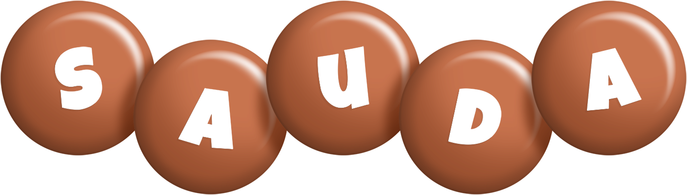 Sauda candy-brown logo
