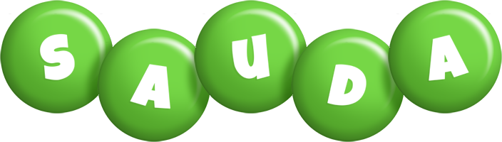 Sauda candy-green logo