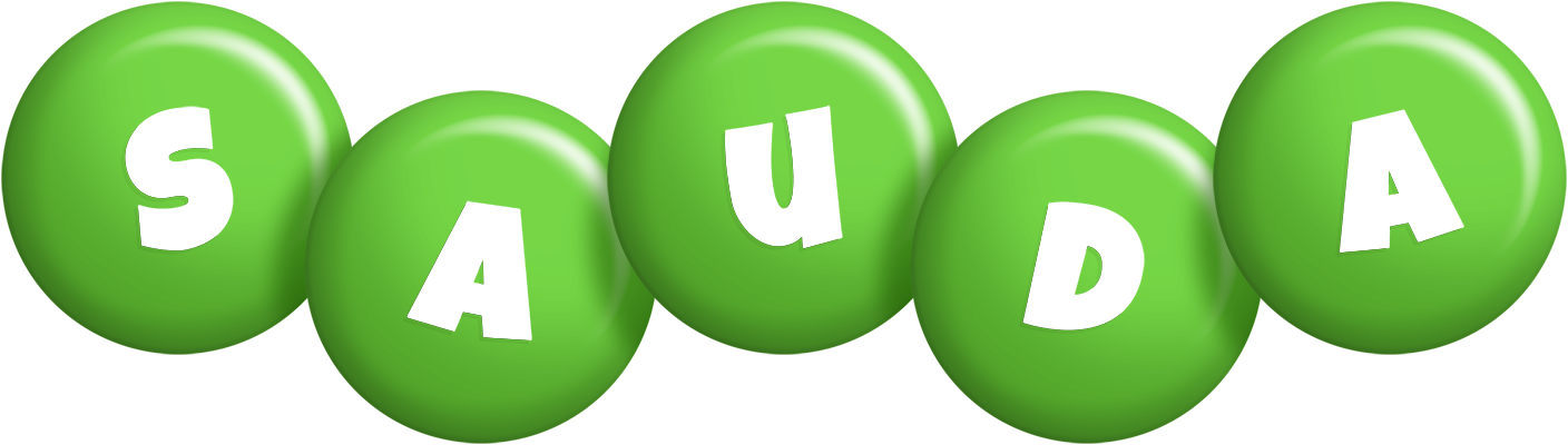 Sauda candy-green logo