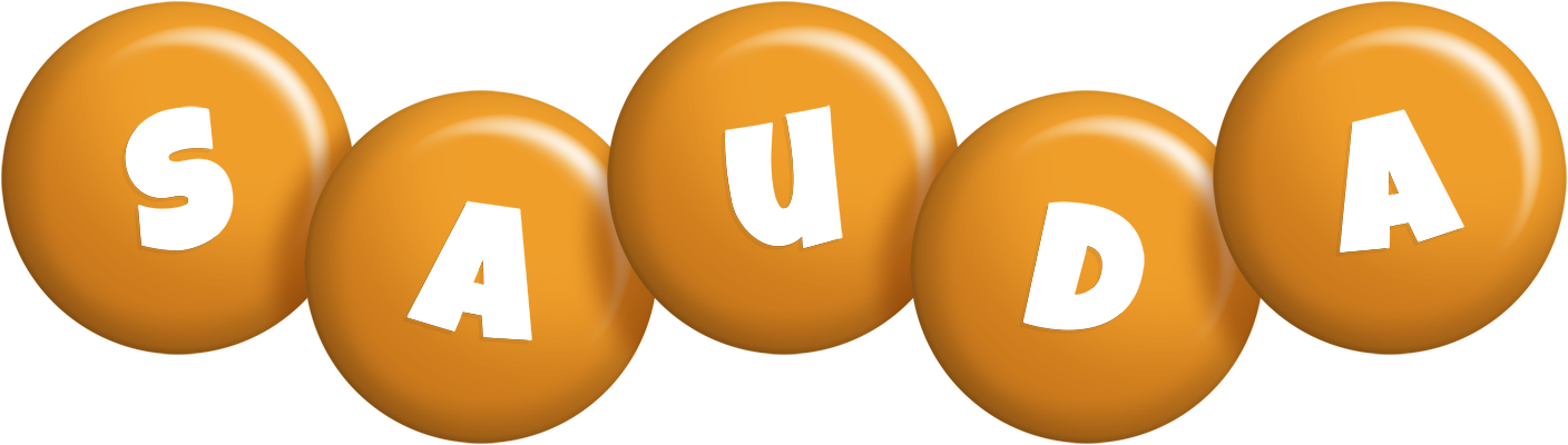Sauda candy-orange logo